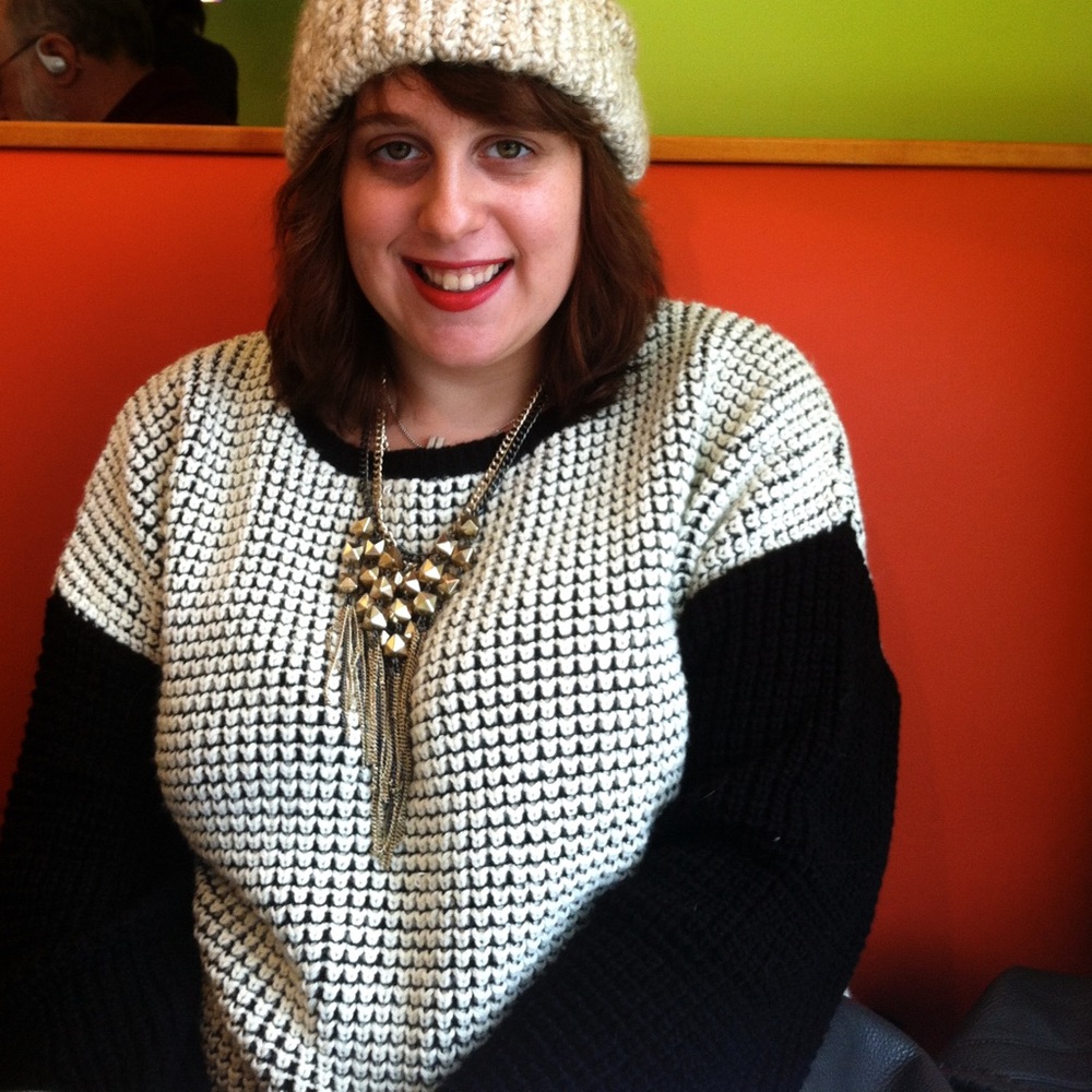 TopShop Oversized Comfy, Boxy Sweater sz 10